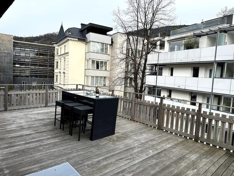 Maisonette-Apartment Mit Grosser Terrasse Im Zentrum Von Brégence Extérieur photo
